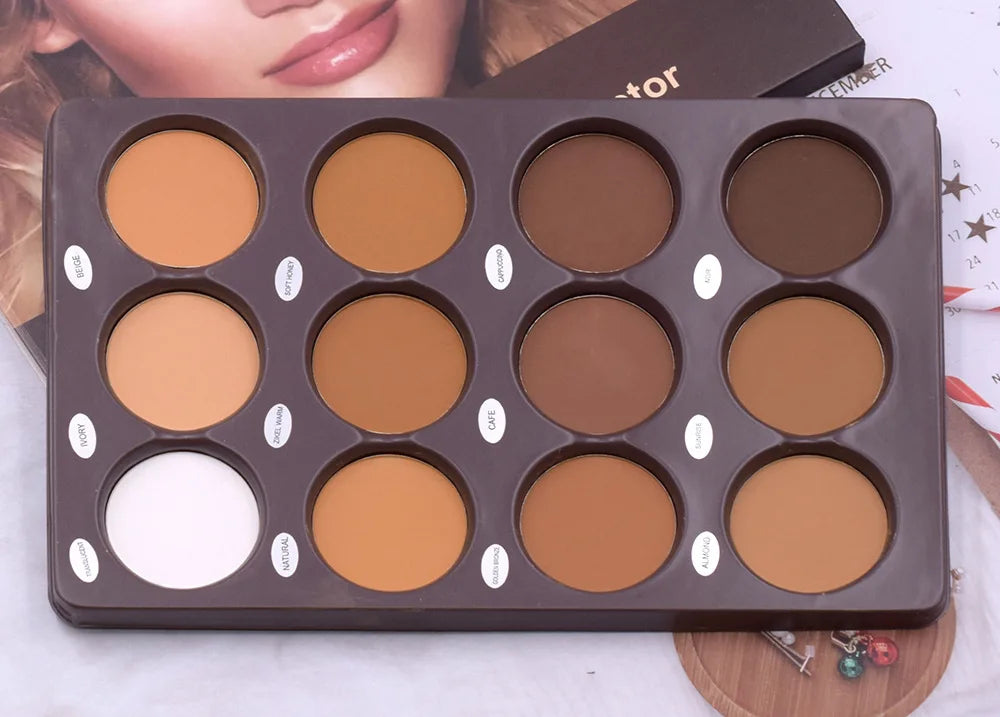 12 Color Matte Trimming Makeup Palette